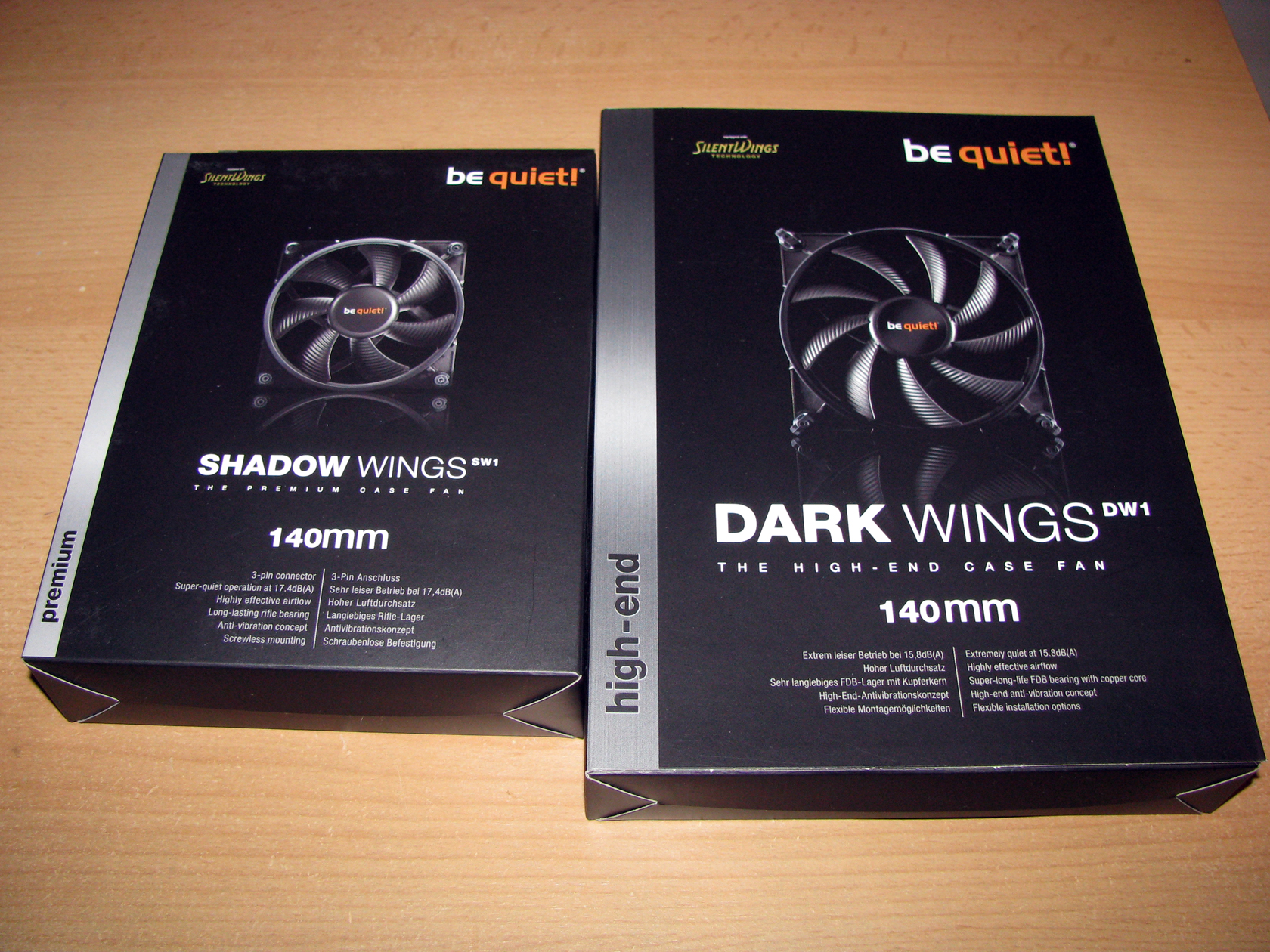 Ревю на Be Quiet Dark Wings 140 и Shadow Wings 140