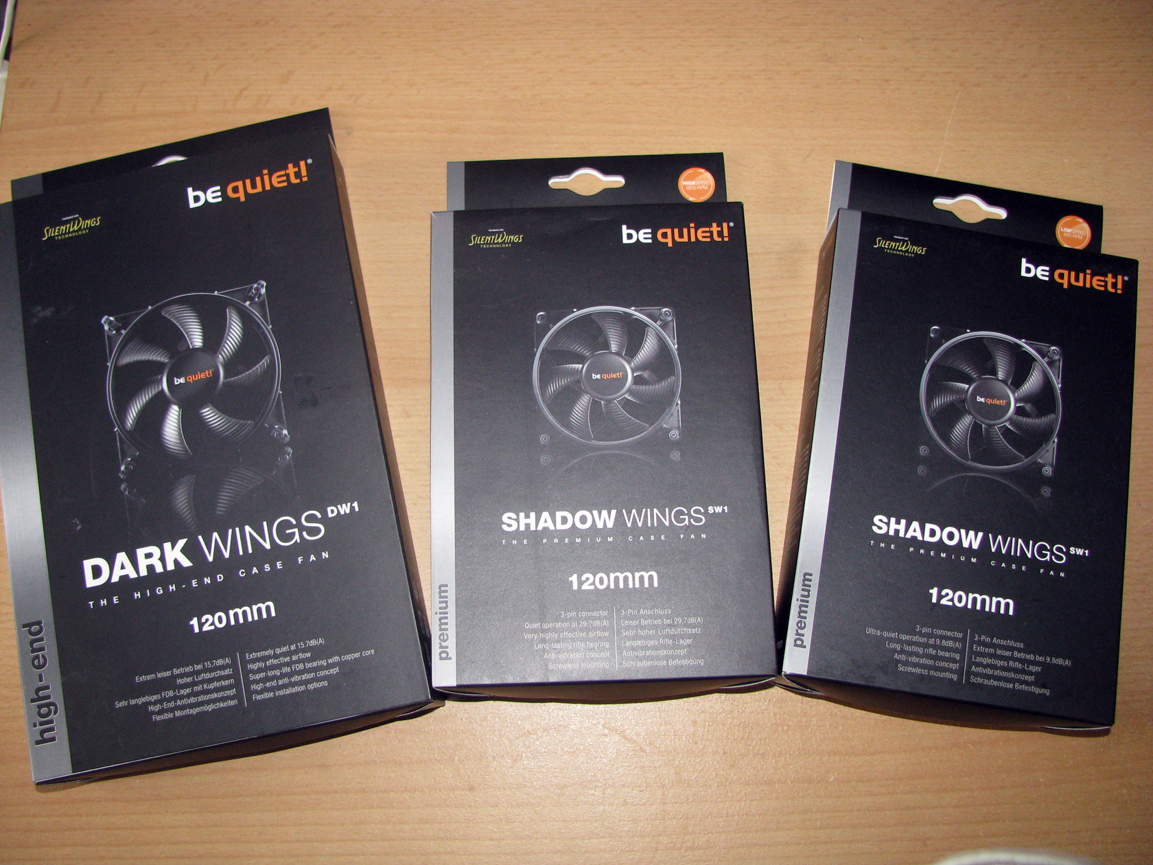 Ревю на Be Quiet Dark Wings 120 и Shadow Wings 120