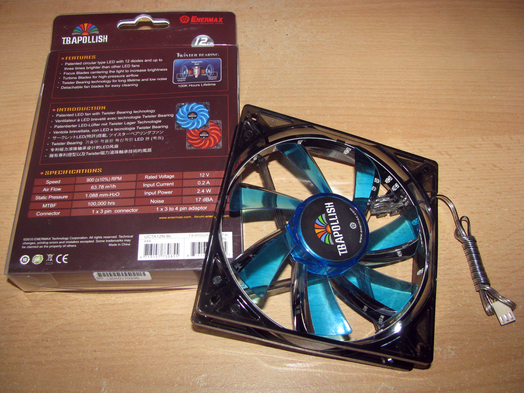 Enermax T.B. Apollish 120mm UCTA12N-BL Test and Review