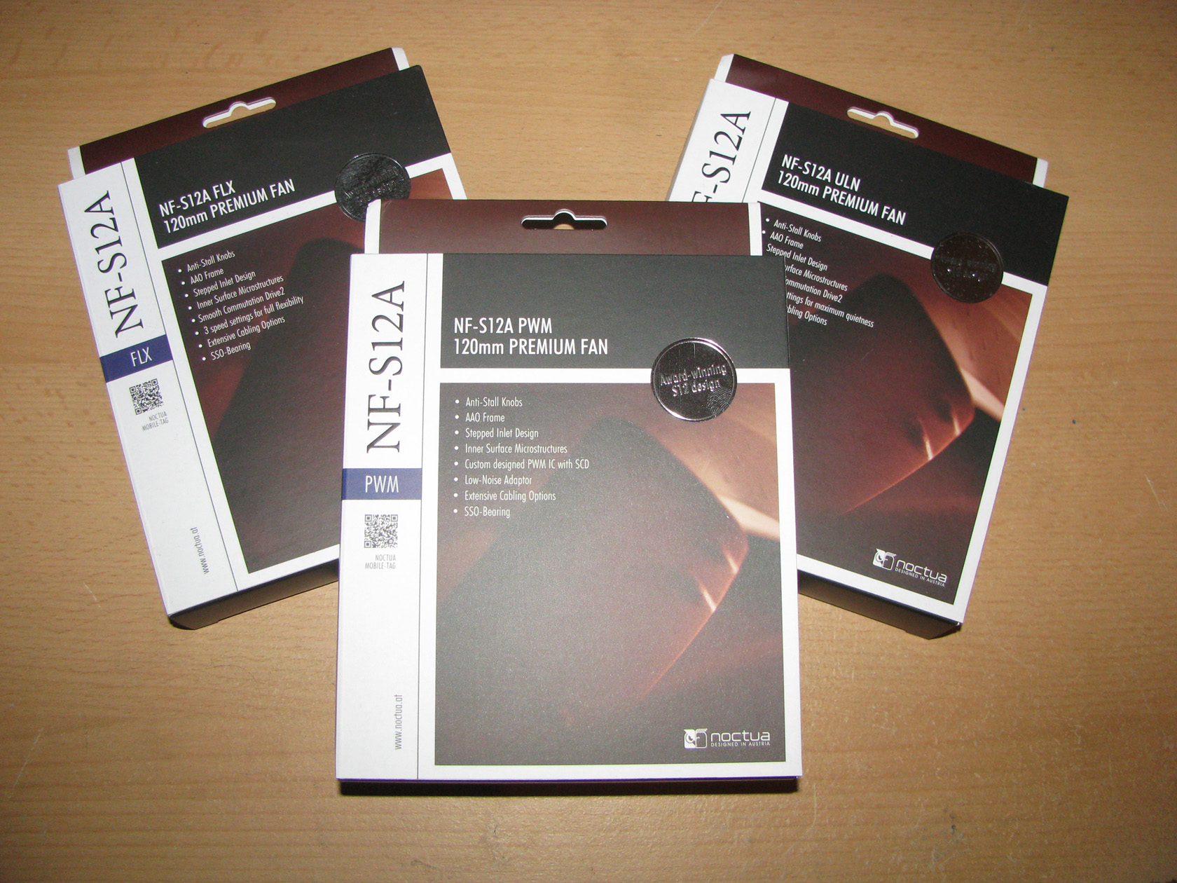 Noctua NF-S12A FLX, NF-S12A ULN and NF-S12A PWM Test and Review