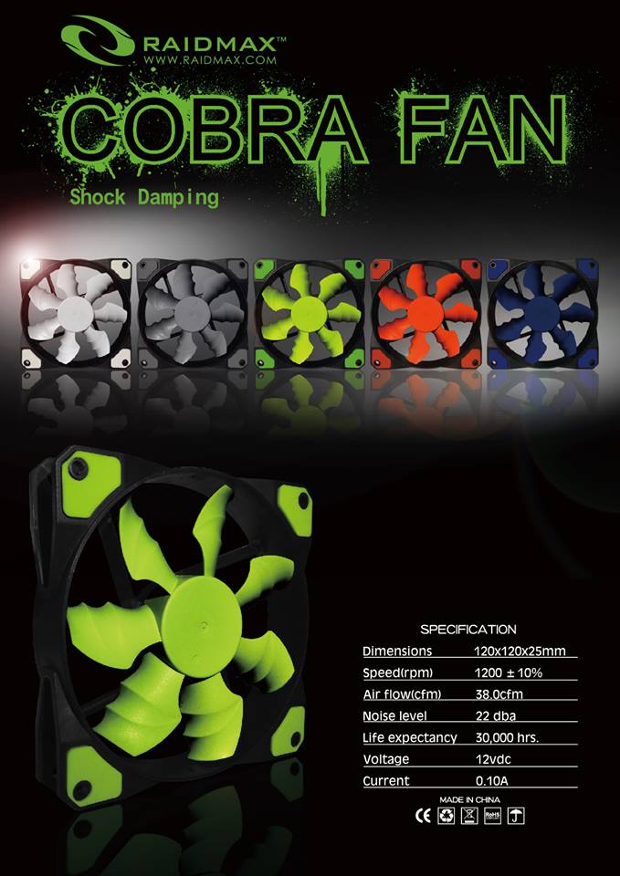 Raidmax Cobra Fan