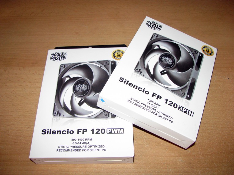 Cooler Master Silencio FP 120 3pin and FP 120 PWM – Test and Review