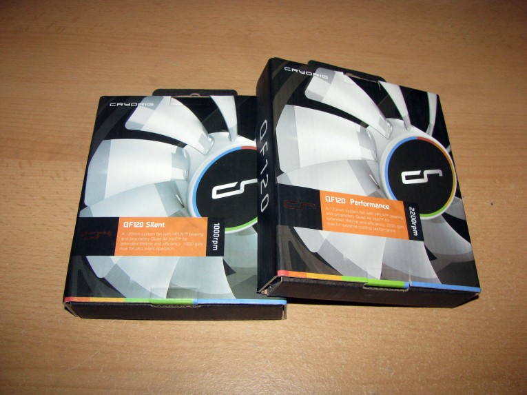 Cryorig QF120 Performance and QF120 Silent – Test and Review