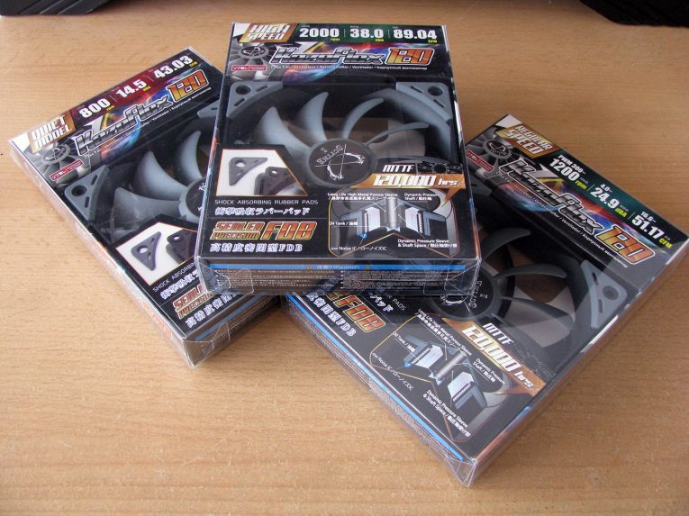 Scythe Kaze Flex 120 SU1225FD12L-RD, SU1225FD12H-RP and SU1225FD12M-RHP – Test and Review