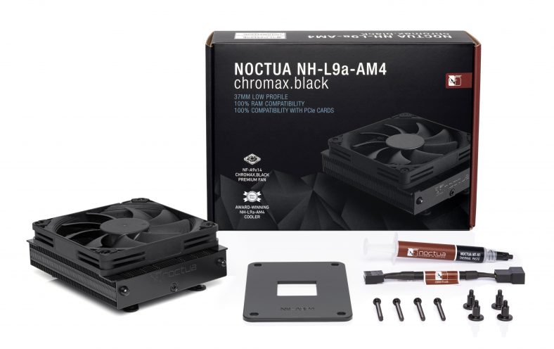 Noctua introduced NH-L9a-AM4 chromax.black CPU cooler
